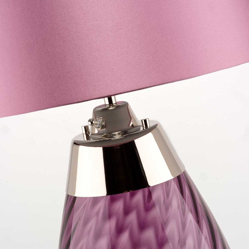 Elstead - LED Stona lampa LENA 1xE27/60W/230V + 1xGU10/7W 60,5 cm roze