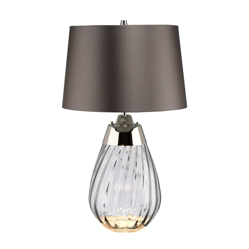 Elstead - LED Stona lampa LENA 1xE27/60W/230V + 1xGU10/7W 60,5 cm sivo
