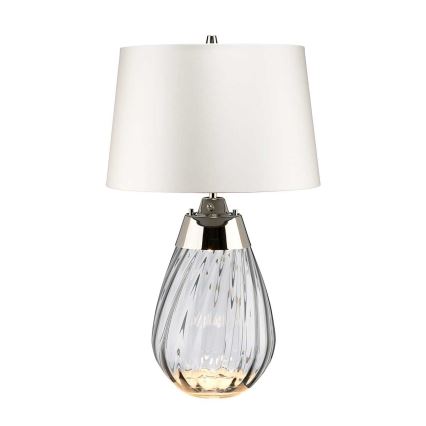 Elstead - LED Stona lampa LENA 1xE27/60W/230V + 1xGU10/7W 60,5 cm bela