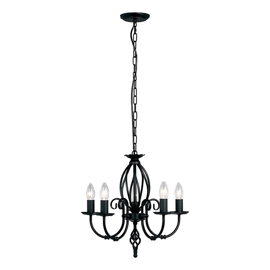 Elstead - Luster na lancu ARTISAN 5xE14/60W/230V
