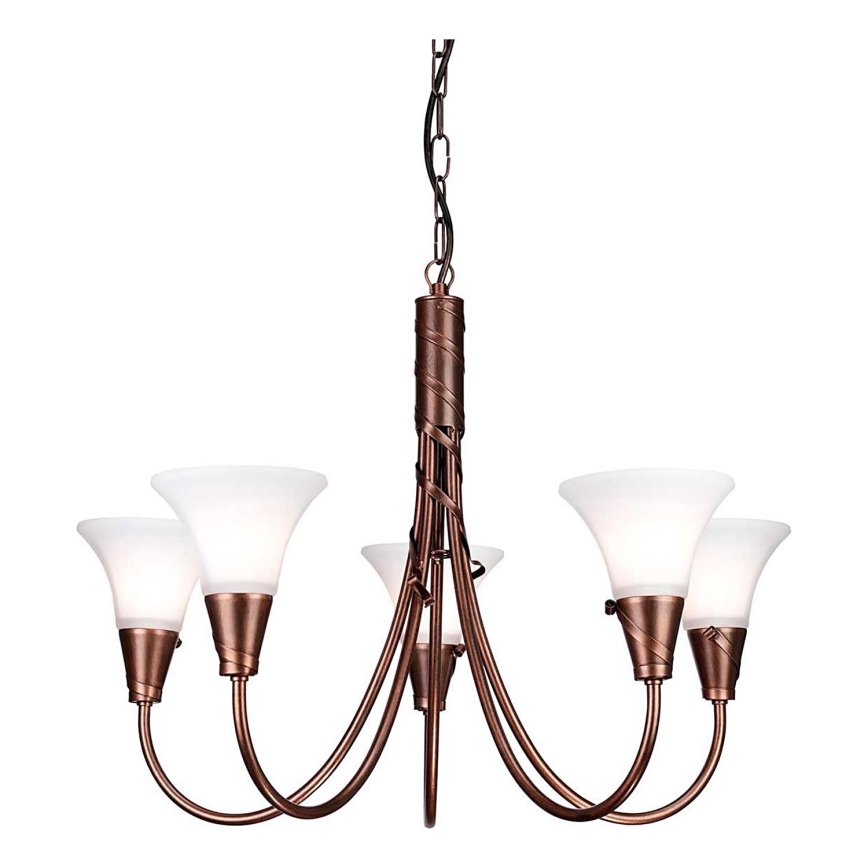 Elstead - Luster na lancu EMILY 5xE14/40W/230V