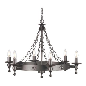 Elstead - Luster na lancu WARWICK 6xE14/60W/230V