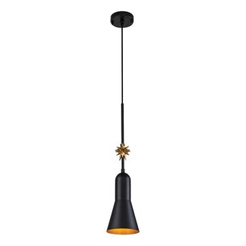 Elstead - Luster na sajli ETOILE 1xE27/60W/230V pr. 13,3 cm crno