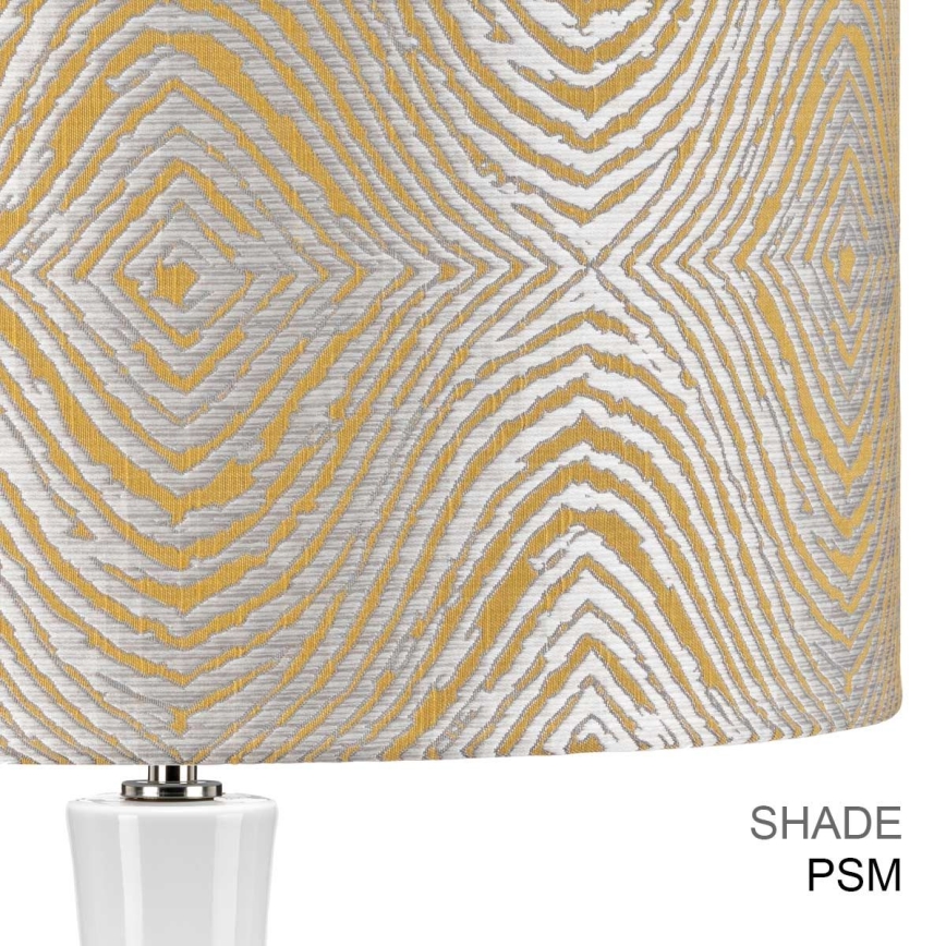 Elstead - Stona lampa MILO 1xE27/60W/230V sivo/zlatna