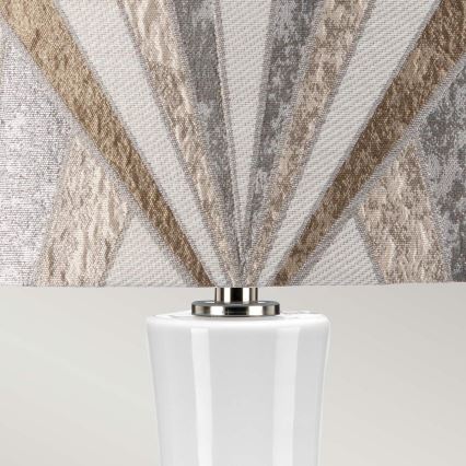Elstead - Stona lampa MILO 1xE27/60W/230V sivo/braon