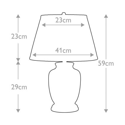 Elstead - Stona lampa MORRIS 1xE27/60W/230V