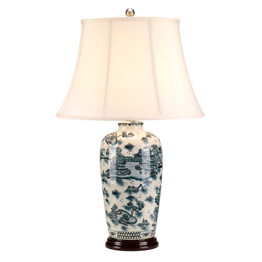 Elstead - Stona lampa plavo TRADITIONAL 1xE27/60W/230V