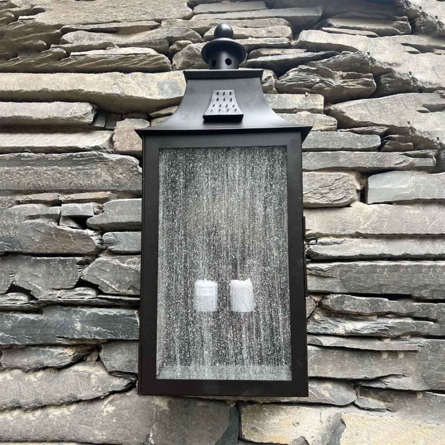 Elstead - Spoljašnja zidna lampa KENDAL 2xE14/60W/230V IP44