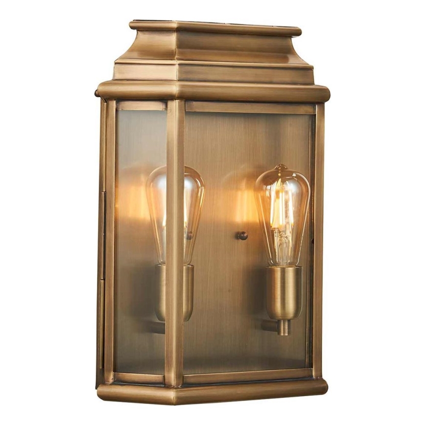 Elstead - Spoljašnja zidna lampa ST MARTINS 2xE27/60W/230V IP44 bakrena