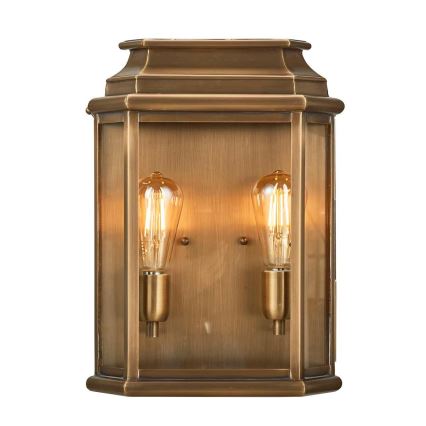 Elstead - Spoljašnja zidna lampa ST MARTINS 2xE27/60W/230V IP44 bakrena