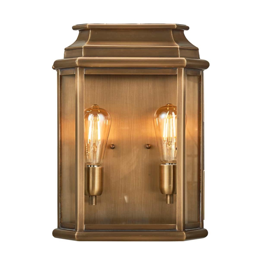 Elstead - Spoljašnja zidna lampa ST MARTINS 2xE27/60W/230V IP44 bakrena
