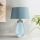 Elstead - Stona lampa LENA 1xE27/60W/230V plava