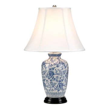 Elstead - Stona lampa plavo GINGER JAR 1xE27/60W/230V