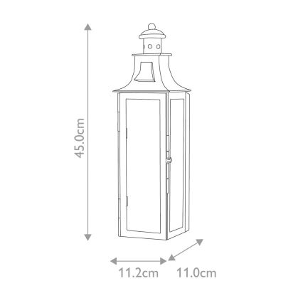 Elstead - Spoljašnja zidna lampa STOW 1xE14/60W/230V IP44