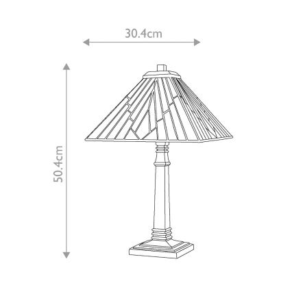 Elstead - Stona lampa ALDERLEY 1xE27/60W/230V