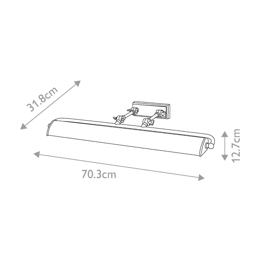 Elstead - Osvetljenje za slike WINCHFIELD 4xE14/40W/230V hrast