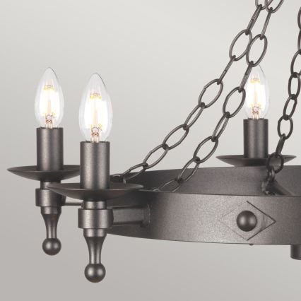 Elstead - Luster na lancu WARWICK 6xE14/60W/230V