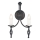 Elstead - Zidna lampa BELFRY 2xE14/60W/230V