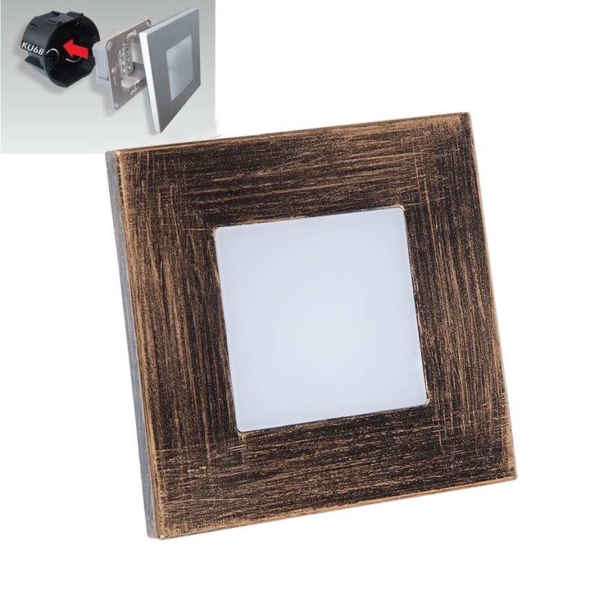 Emithor 48341 - LED Orijentacijska lampa STEP LIGHT 16xLED/1W/230V 4000K