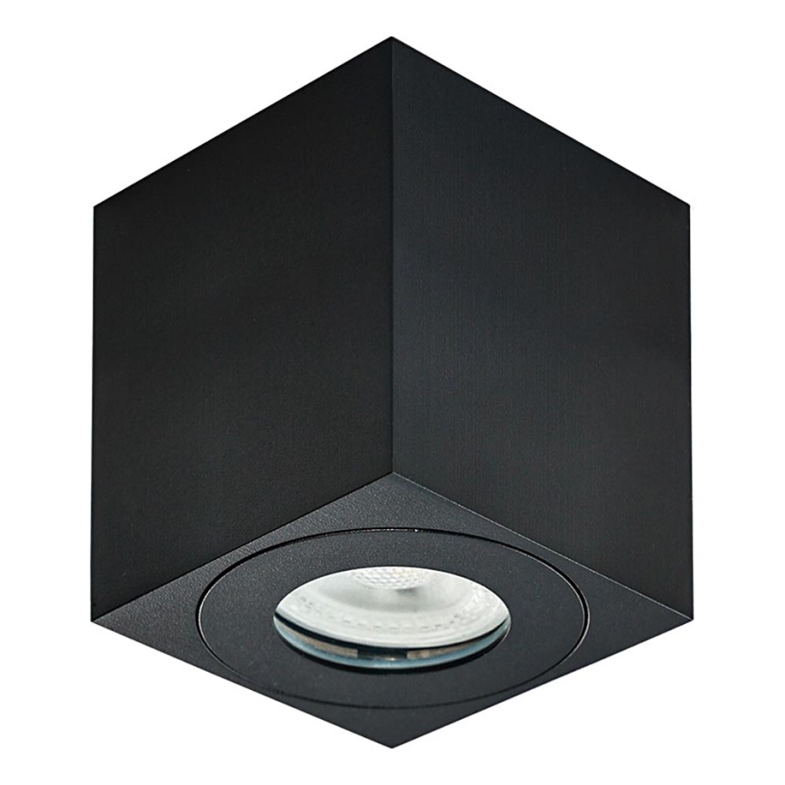 Emithor 48623 - Reflektorska lampa za kupatilo ALUX 1xGU10/35W/230V IP44 uglast crno