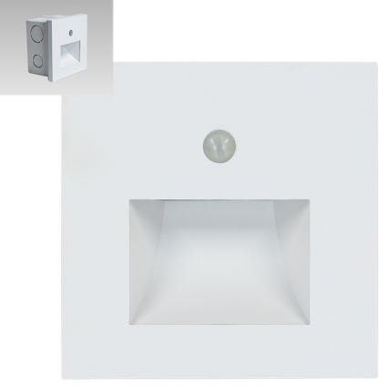 Emithor 70414 - LED svetlo za stepenište sa senzorom SUNNY LED/1W/230V 4000K belo