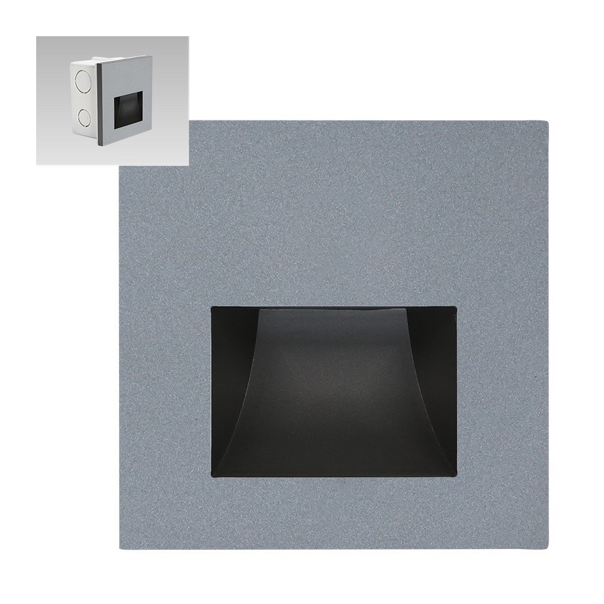 Emithor 70417 - LED Stubišna svjetiljka SUNNY LED/1W/230V 4000K siva