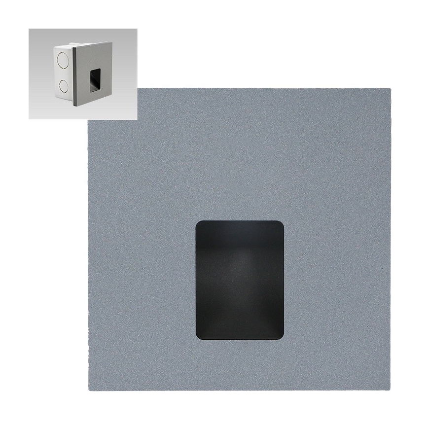 Emithor 70423 - LED svetiljka za stepenište VIX LED/1W/230V 4000K siva