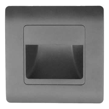 Emithor 70439 - LED Rasveta za stepenište STEP LIGHT LED/1W/230V antracit