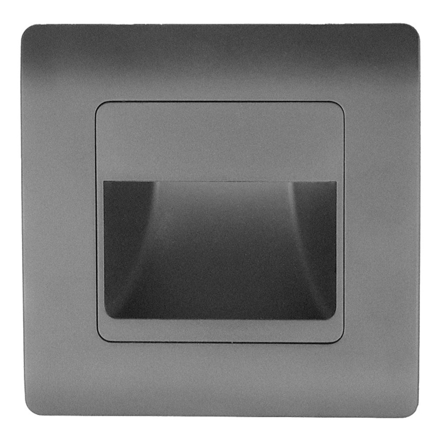 Emithor 70439 - LED Rasveta za stepenište STEP LIGHT LED/1W/230V antracit