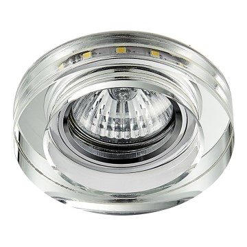 Emithor 71104 - LED ugradno svetlo ELEGANT DVOJNO SVETLO GU10/50W + LED/3W traka