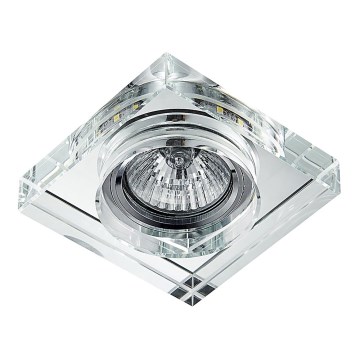 Emithor 71105 - LED ugradno svetlo za spušteni plafon ELEGANT DOUBLE LIGHT 1xGU10/50W + LED traka 3W