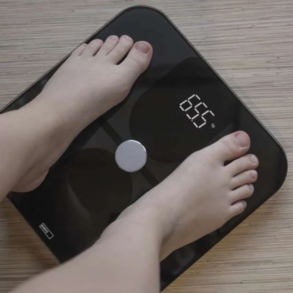 Pametna kućna vaga GoSmart 3xAAA Tuya