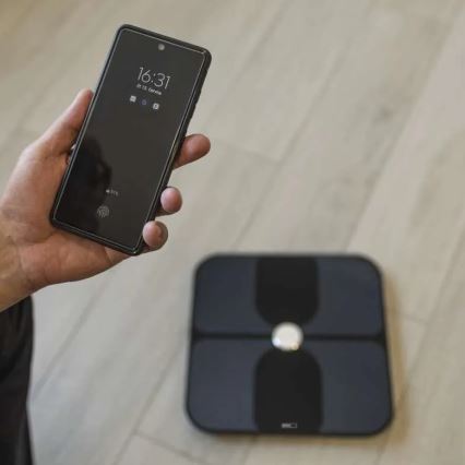 Pametna telesna vaga GoSmart 3xAA Tuya