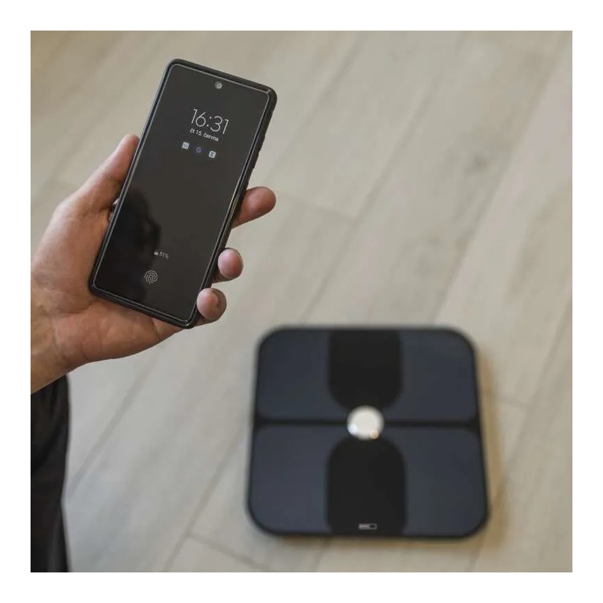 Pametna telesna vaga GoSmart 3xAA Tuya