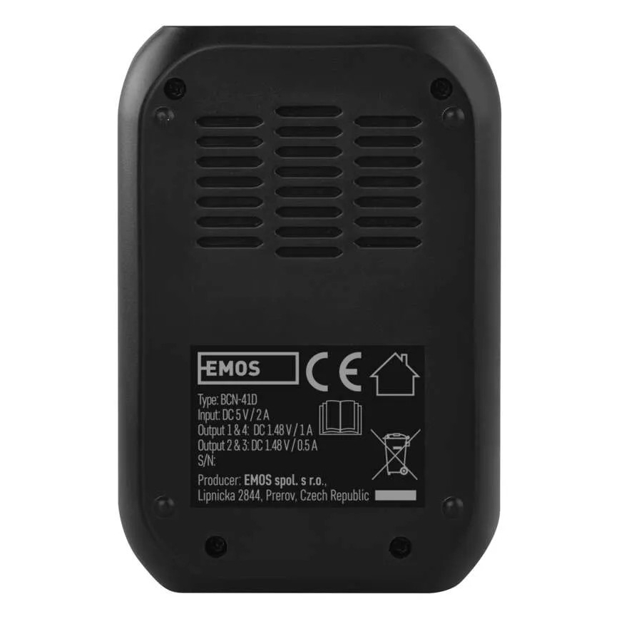 Punjač za baterije sa LCD ekranom 4xAA/AAA 5V