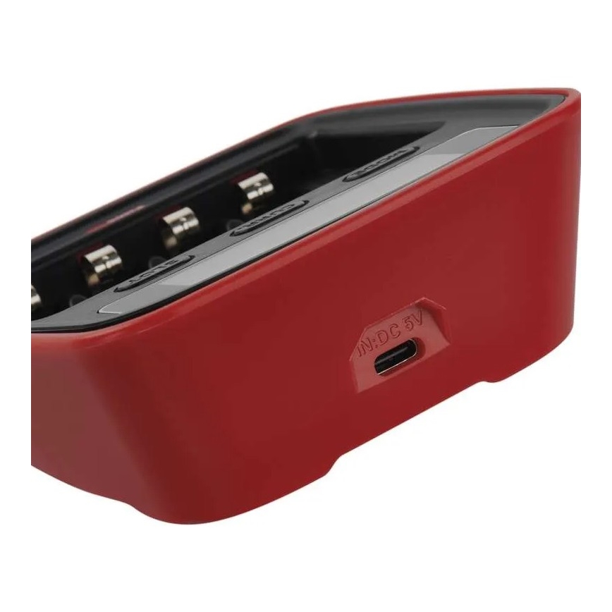 Punjač za baterije sa LCD ekranom 4xAA/AAA 5V