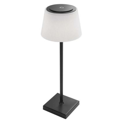 LED Prigušiva punjiva lampa KATIE LED/4W/10V 1800mAh IP44 CRI 90 crno