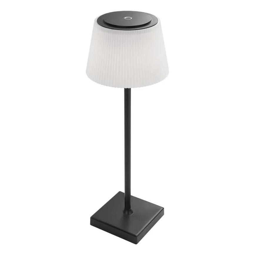 LED Prigušiva punjiva lampa KATIE LED/4W/10V 1800mAh IP44 CRI 90 crno