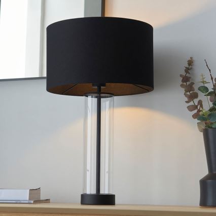 Endon 100440 - Prigušiva stona lampa LESSINA 1xE27/10W/230V crna