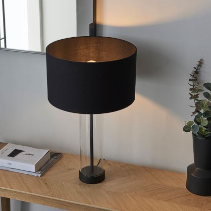 Endon 100440 - Prigušiva stona lampa LESSINA 1xE27/10W/230V crna