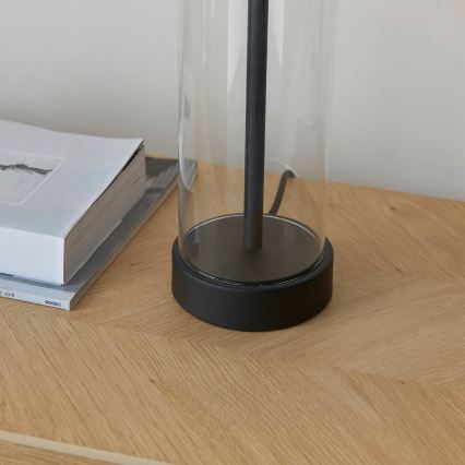 Endon 100440 - Prigušiva stona lampa LESSINA 1xE27/10W/230V crna