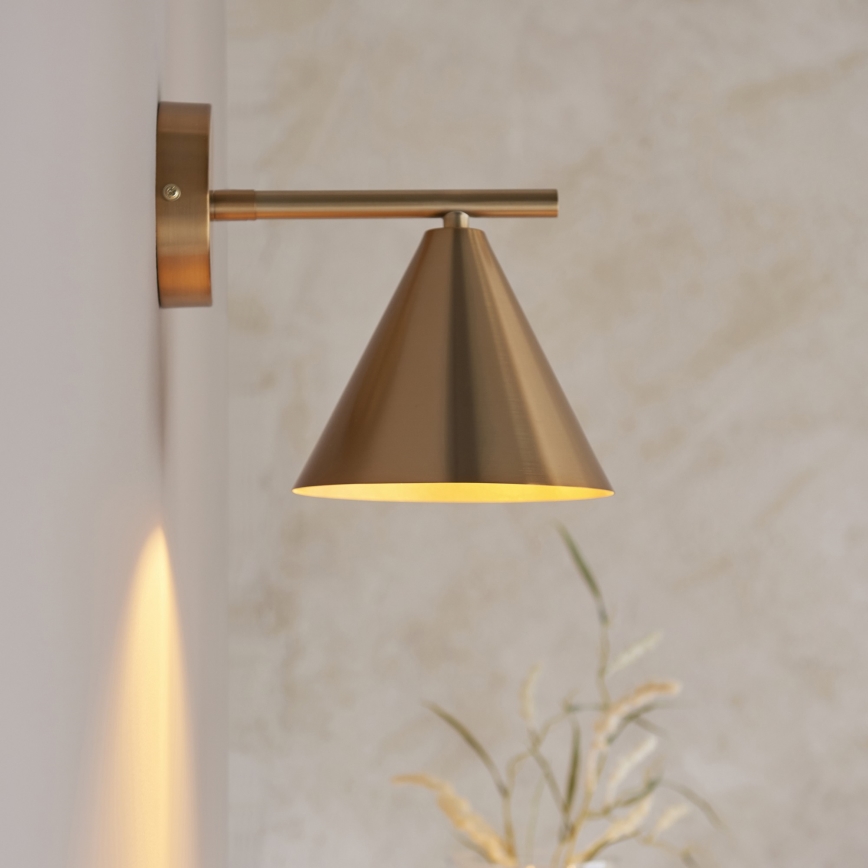 Endon 102893 - Zidna reflektorska lampa CAPE 1xE14/7W/230V mesing
