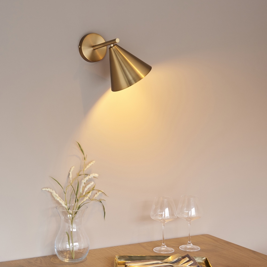 Endon 102893 - Zidna reflektorska lampa CAPE 1xE14/7W/230V mesing