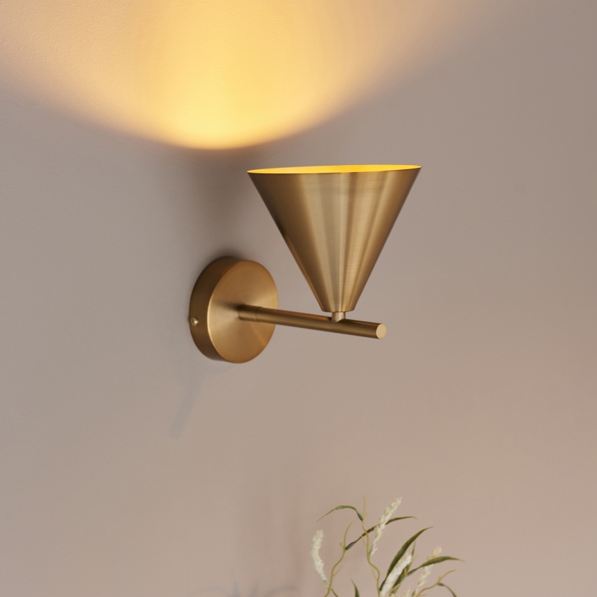 Endon 102893 - Zidna reflektorska lampa CAPE 1xE14/7W/230V mesing