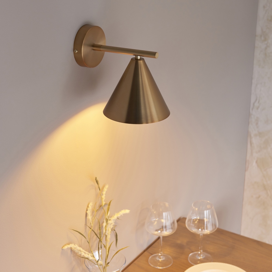 Endon 102893 - Zidna reflektorska lampa CAPE 1xE14/7W/230V mesing