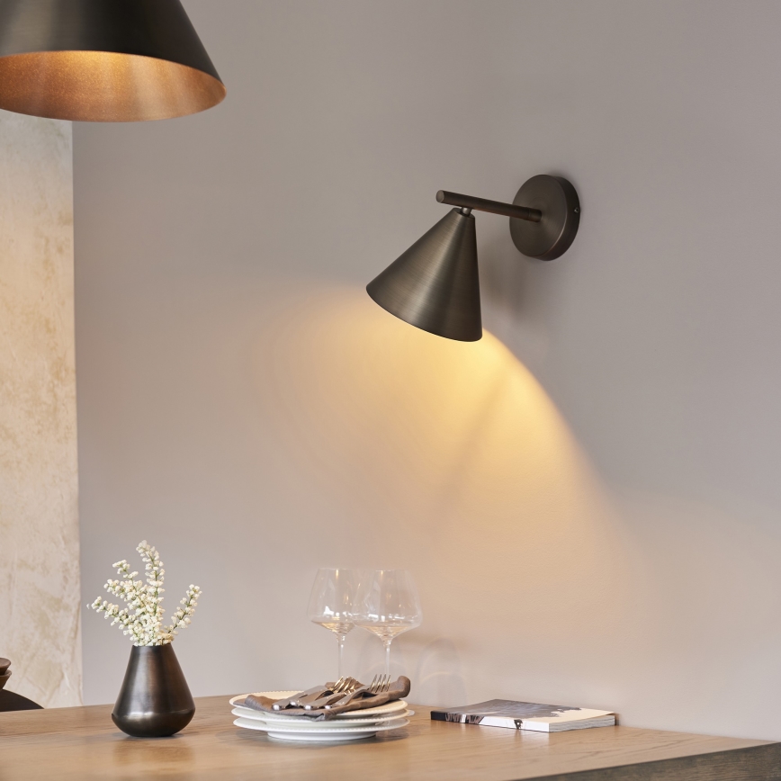 Endon 102894 - Zidna reflektorska lampa CAPE 1xE14/7W/230V bronzana