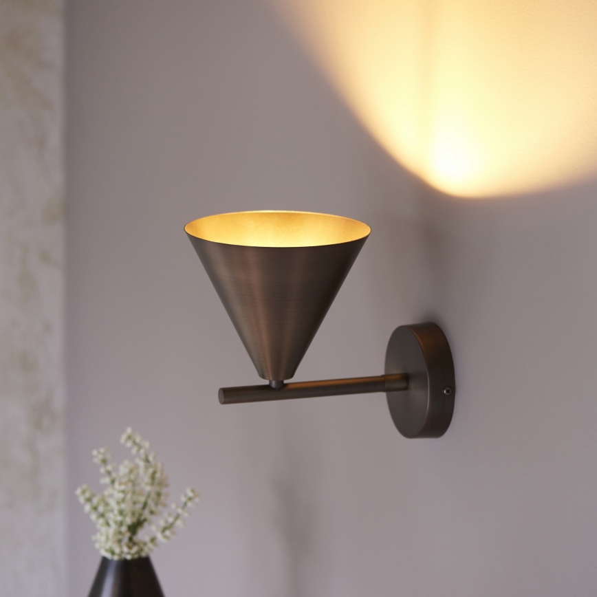 Endon 102894 - Zidna reflektorska lampa CAPE 1xE14/7W/230V bronzana