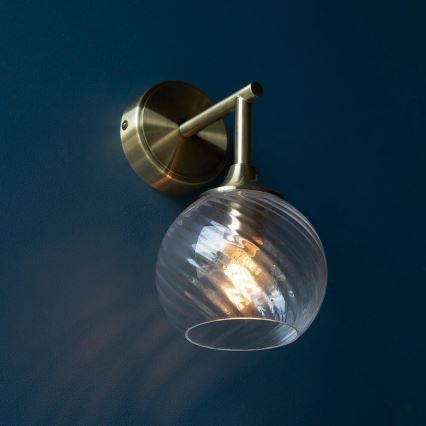 Endon 103173 - Zidna lampa ALLEGRA 1xE14/7W/230V mesing/prozirna
