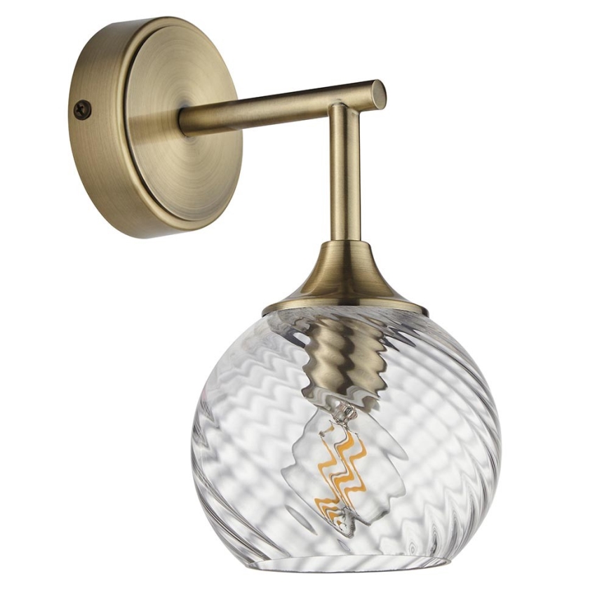 Endon 103173 - Zidna lampa ALLEGRA 1xE14/7W/230V mesing/prozirna