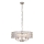 Endon 104467 - Luster na lancu CLIFTON 5xE14/6W/230V prečnik 50,5 cm sjajni hrom/prozirno